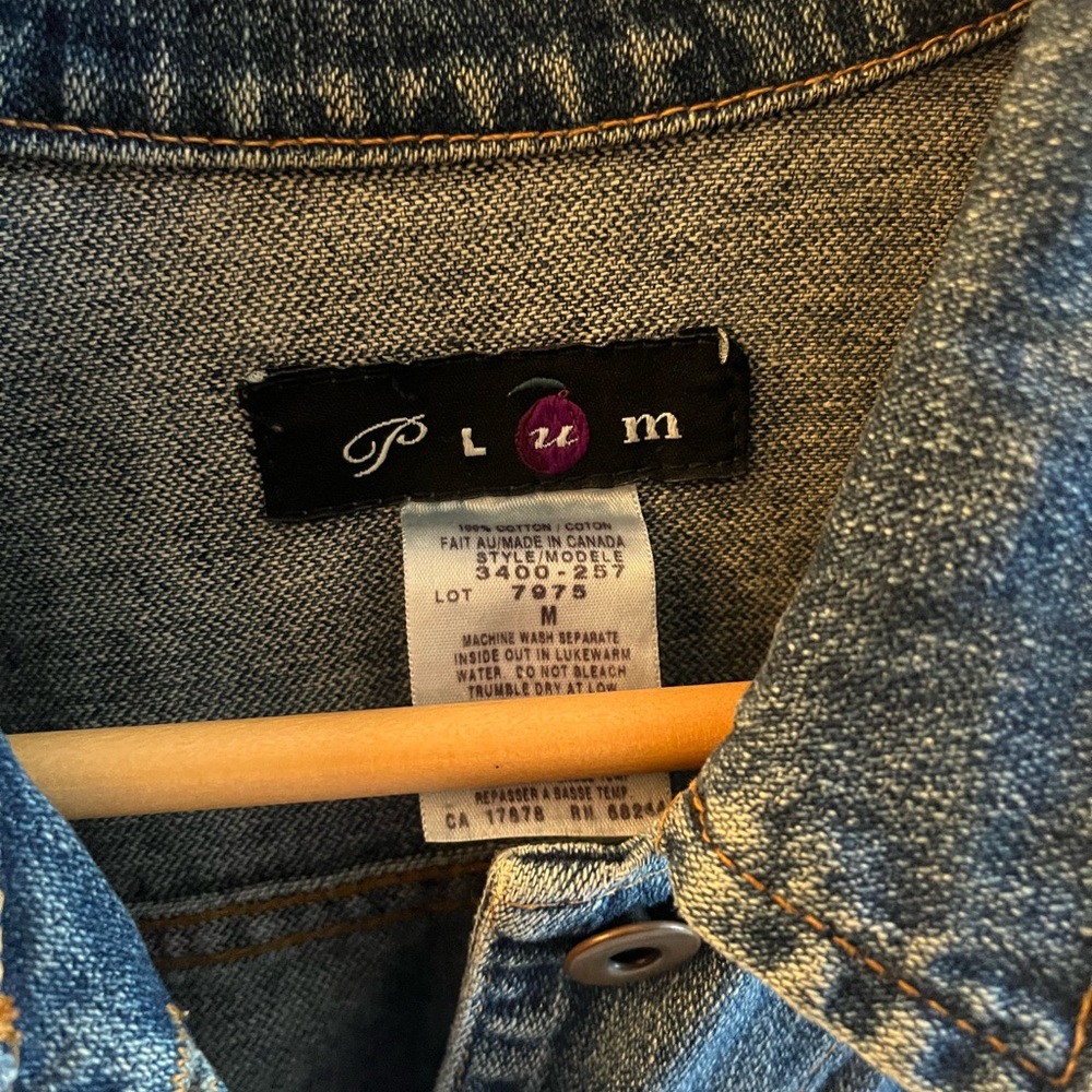 Classic Blue Denim Jean Jacket - Picture 2 of 3